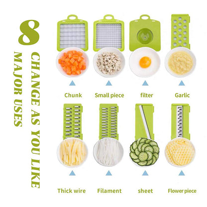 VEGETABLE CHOPPER WITH CONTAINER